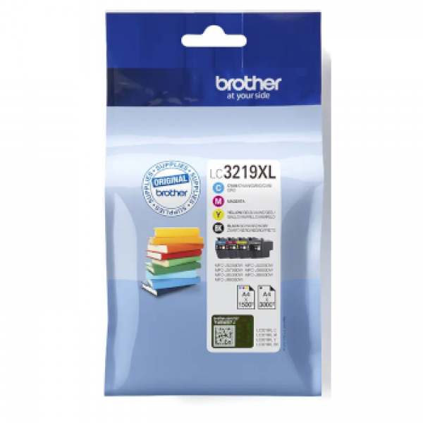 Brother Tintenset LC-3219XLVALDR 3K SW 1.5K Farbe